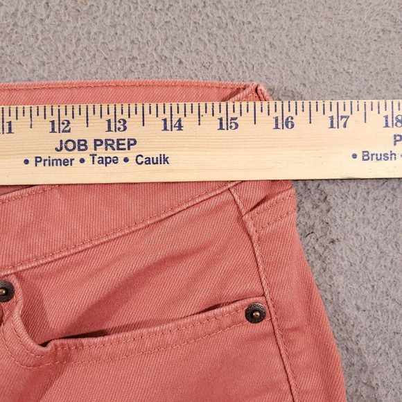 Dockers Jeans Womens 8‎ Pink Mid Rise Skinny 31X26 Casual Denim Stretch Trousers - Picture 2 of 13
